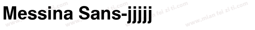 Messina Sans字体转换